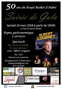 Affiche soirée de gala