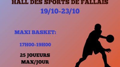 Toutes les infos concernant notre stage maxi basket d'automne 