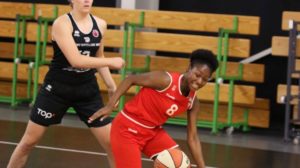 Laeticia lors de sa première saison à Antwerp Giants / Photo : Alan Massey